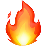 Inspiring innovation with fire emoji icon
